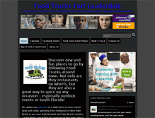 Tablet Screenshot of foodtrucksfortlauderdale.com